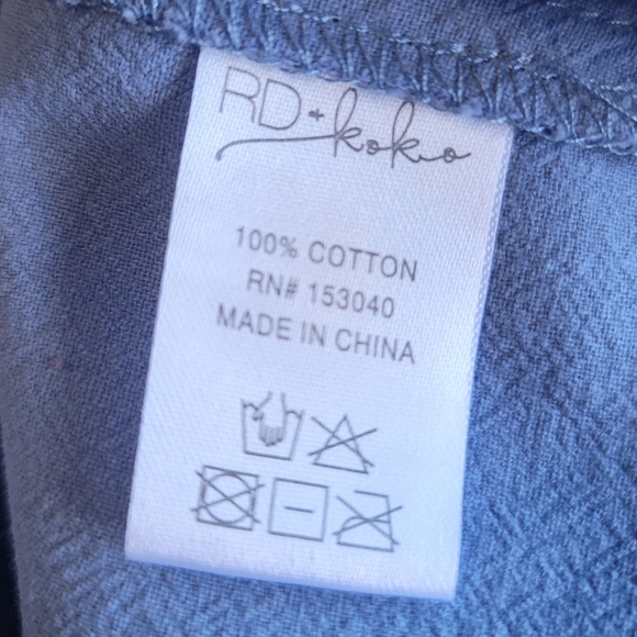 RD & koko Embroidered Swing Jacket - XL - Blue/Red/ White - Pre-Owned - Picture 10 of 11